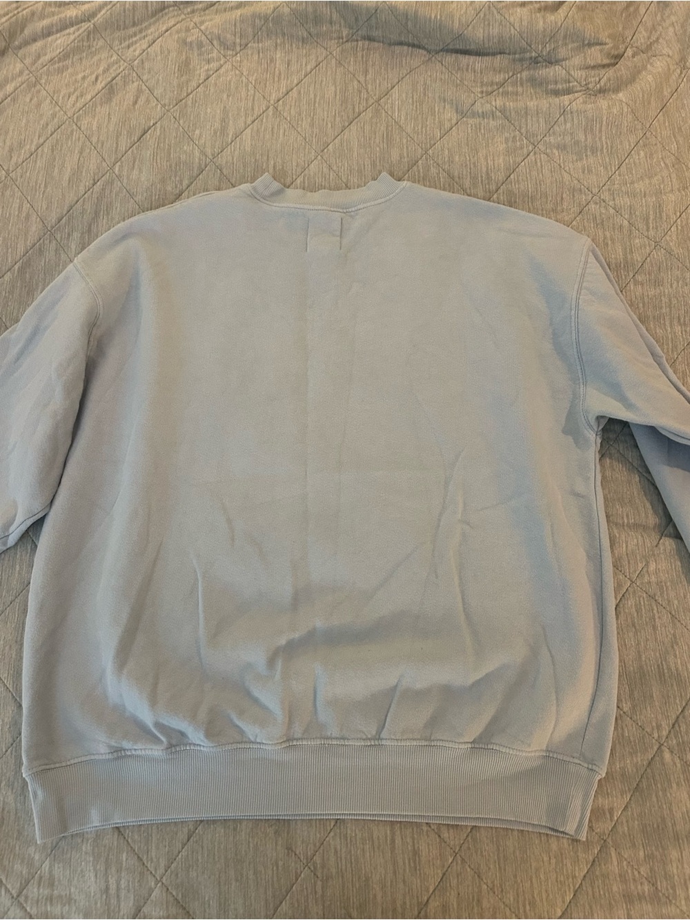 Billabong Light Blue Graphic Crewneck with Floral Skeleton Art - Picture 2 of 3